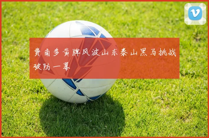 费南多黄牌风波山东泰山黑马挑战破防一幕